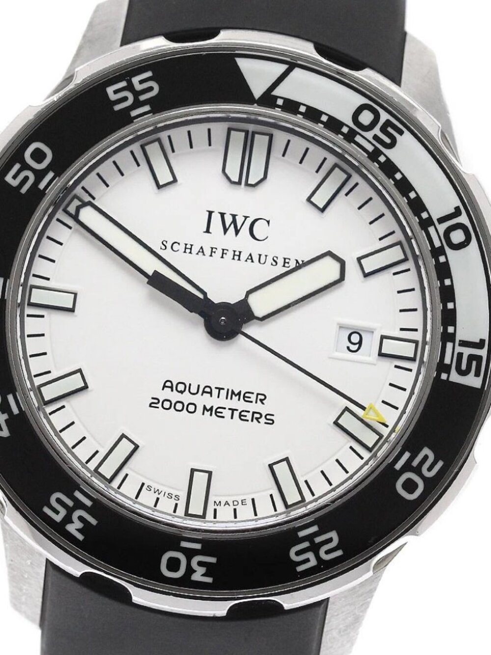 IWC SCHAFFHAUSEN Aqua timer IW356806 white Dial Automatic Men's Watch_946914
